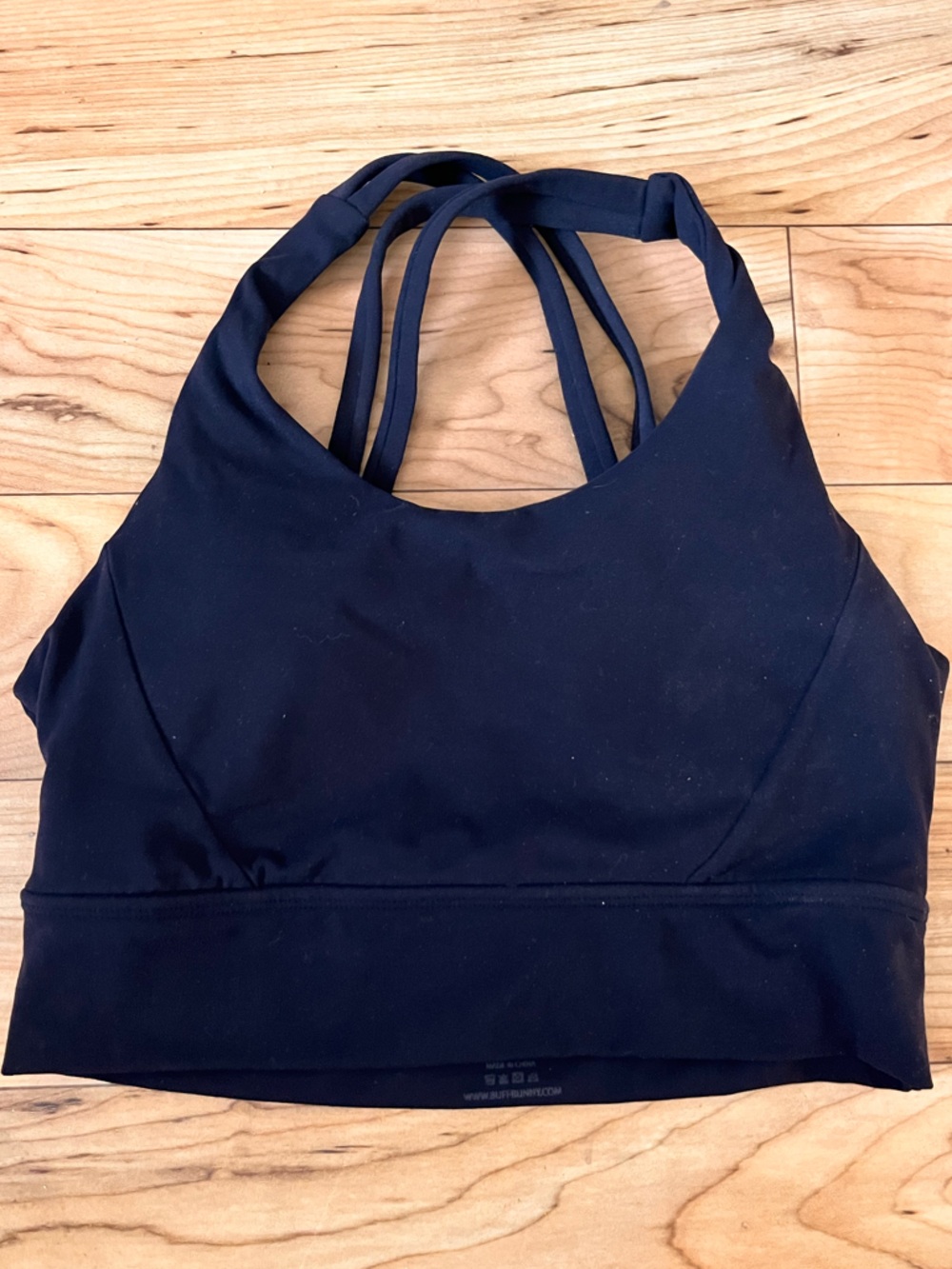 BuffBunny Black Sports Bra